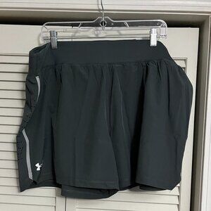 Men's UA Under Armour Gray Athletic Fitted Shorts  2XL NEW